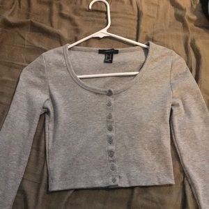 Long sleeve grey top
